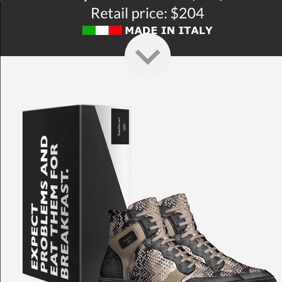 Unisex sneakers python print - Picture 7 of 7